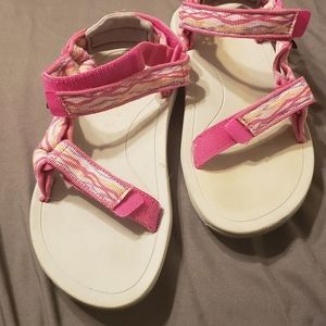 Girls teva sandals size 1